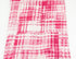 Pink and Off White Plaid Woven Crepe Fabric 1 yard